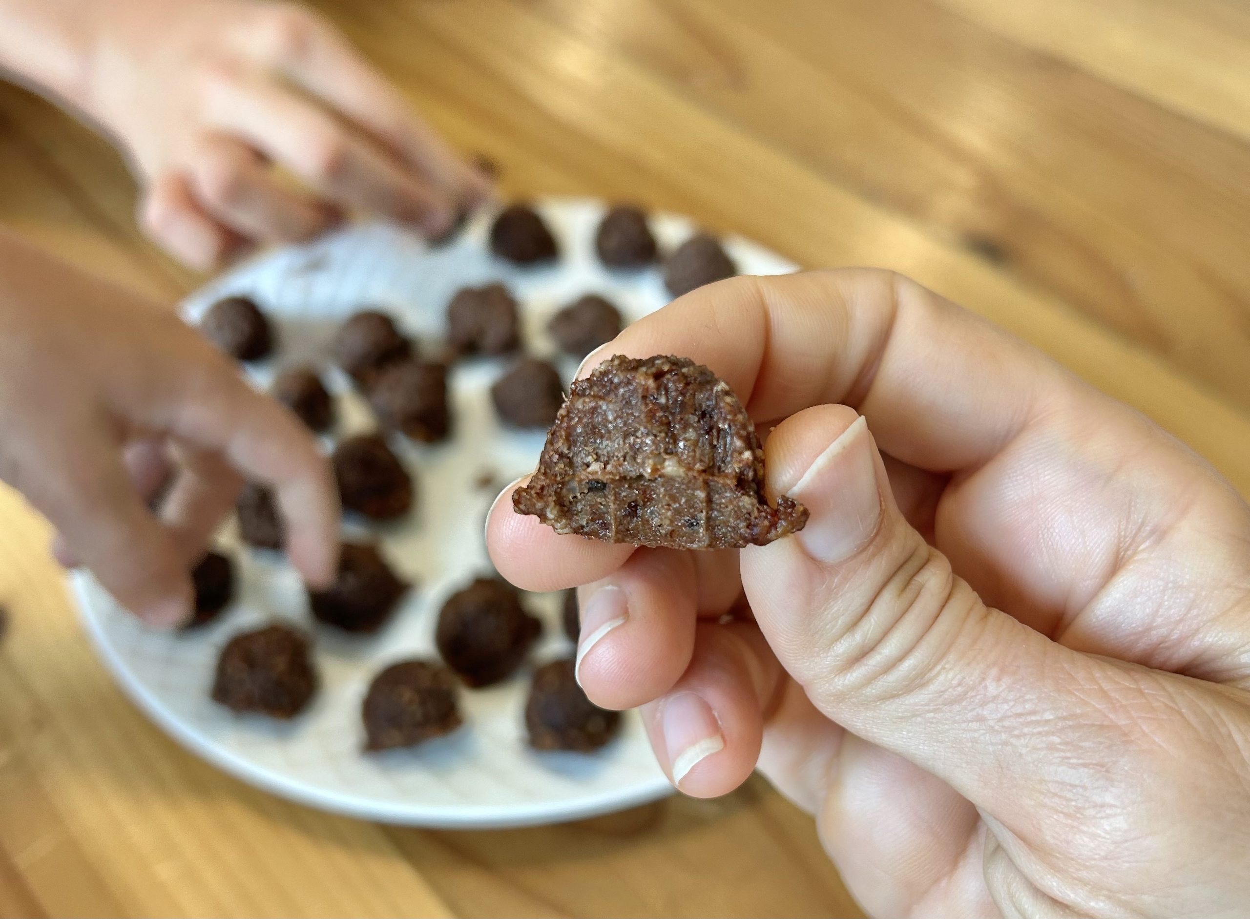 Simple Chocolate Date Bites
